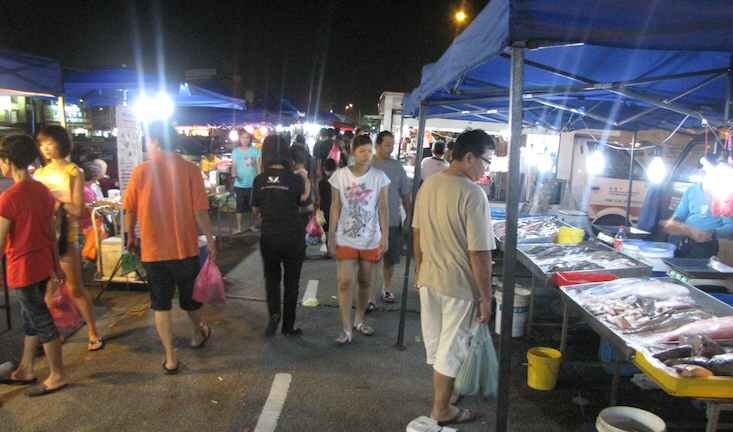 photo of the night market
