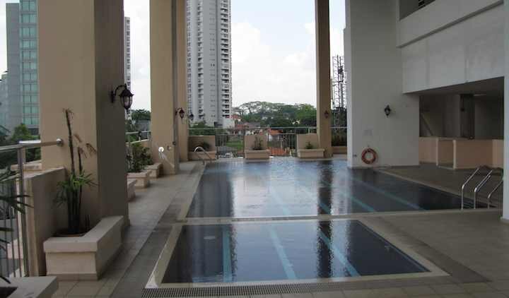 photo of the pool area