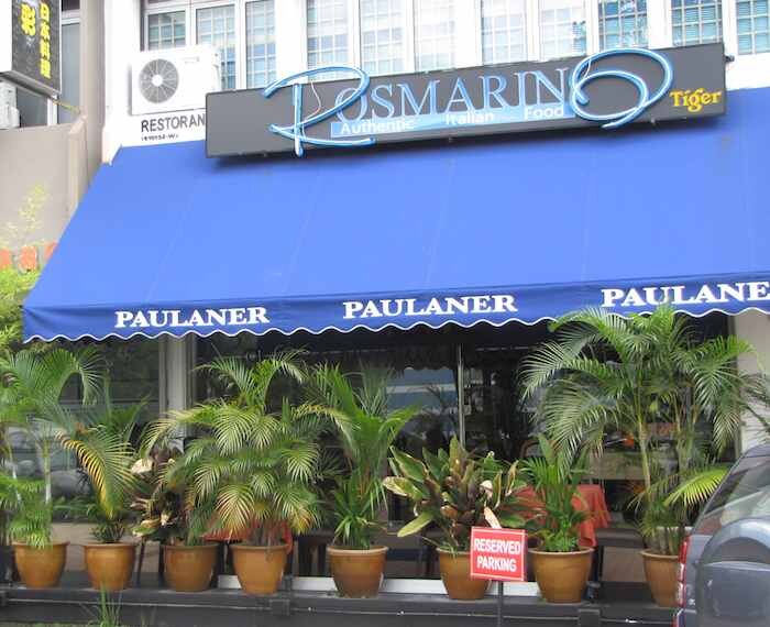 photo of front of Rosmarino Italian Restaurant in Johore Bahru