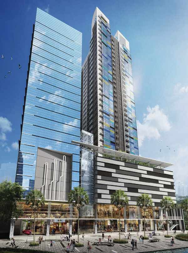 Artist conception of Matex Residences Condos (and luxury hotel)