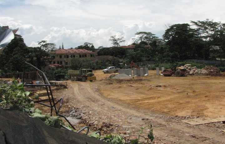 photo of the Setia Sky 88 site preparations